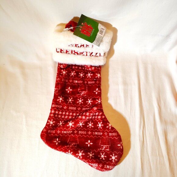 NWT Snoop Dogg Snoop on the Stoop Merry Chrismizzle Stocking - Picture 1 of 9